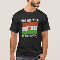 Pas Nigérien, mais le drapeau national de soutien