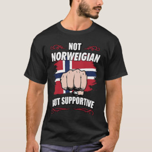 T-shirt Pas Norvégien, Mais Voyage De Soutien Norvège
