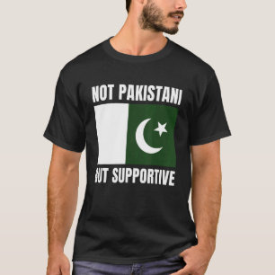 T-shirt Pas pakistanais, mais pro-Pakistan
