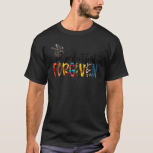 T-shirt Pas parfait juste pardonné Christian Jesus Leopard