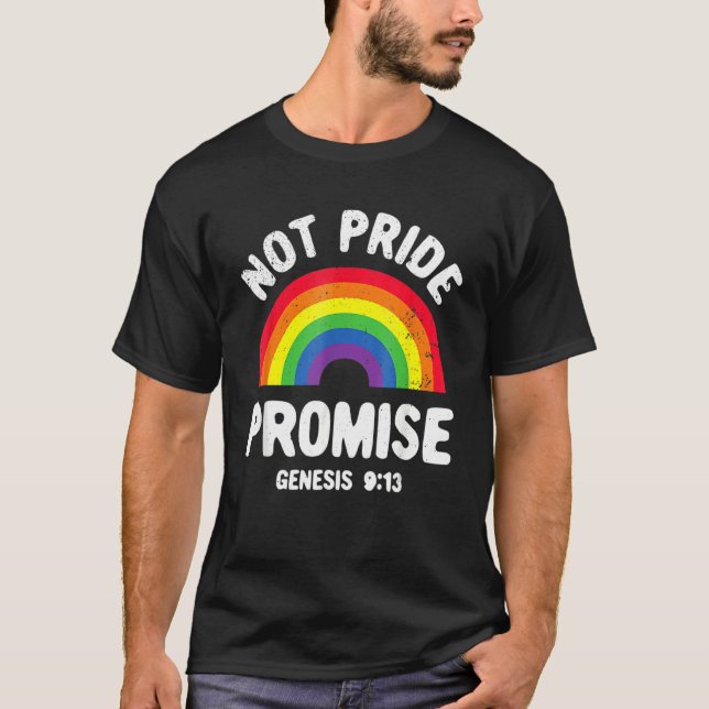 T-shirt Pas Promesse de fierté Lgbt Christian Hommes Fiert (Devant)
