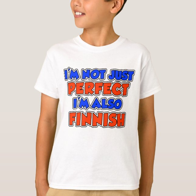 T-shirt Pas seulement parfait finnois (Devant)