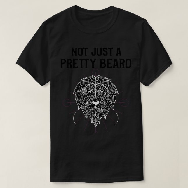 T-shirt Pas seulement un joli cadeau de barbe pour grand-p (Design devant)