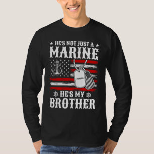 T-shirt Pas seulement un marin, c'est mon frère patriote d