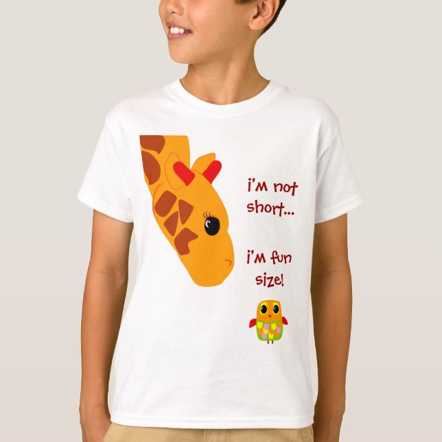 T-shirt pas short im, im taille d'amusement (Devant)