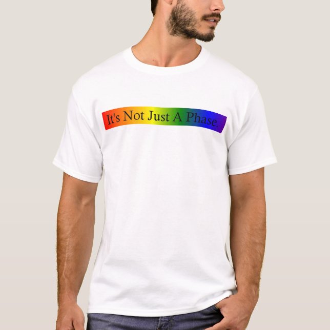 T-shirt pas simplement une phase (Devant)