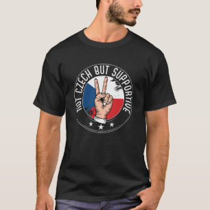 T-shirt Pas Tchèque Mais Voyage De Soutien Touriste Tchèqu