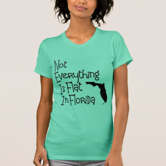 T-shirt Pas tout en Floride est plat