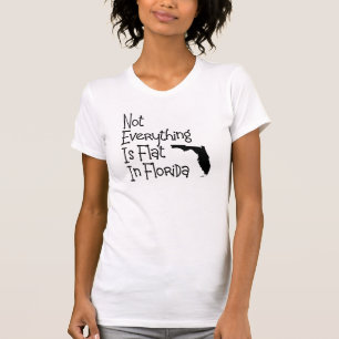 T-shirt Pas tout en Floride est plat