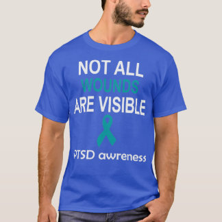 T-shirt Pas toutes les blessures Visible Sensibilisation