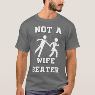 T-shirt Pas un batteur de femmes
