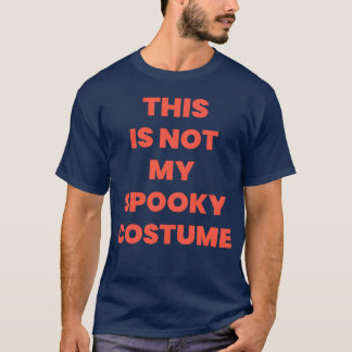T-shirt Pas un costume d'Halloween garçon
