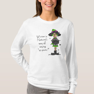 T-shirt Pas un fan d'hiver