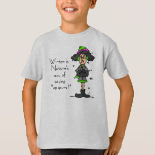 T-shirt Pas un fan d'hiver