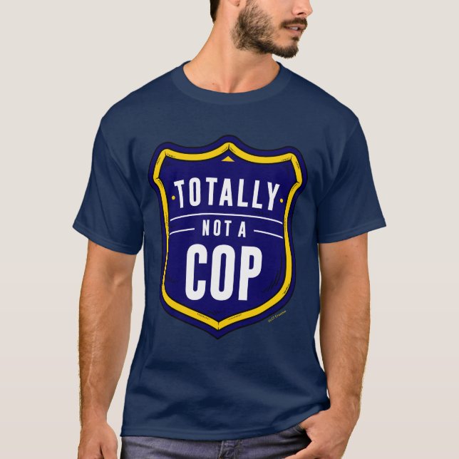 T-shirt Pas un flic (Devant)