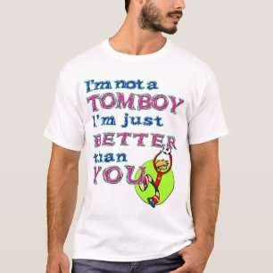 T-shirt Pas un garçon manqué