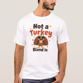 T-shirt Pas un mélange de Turquie à Thanksgiving