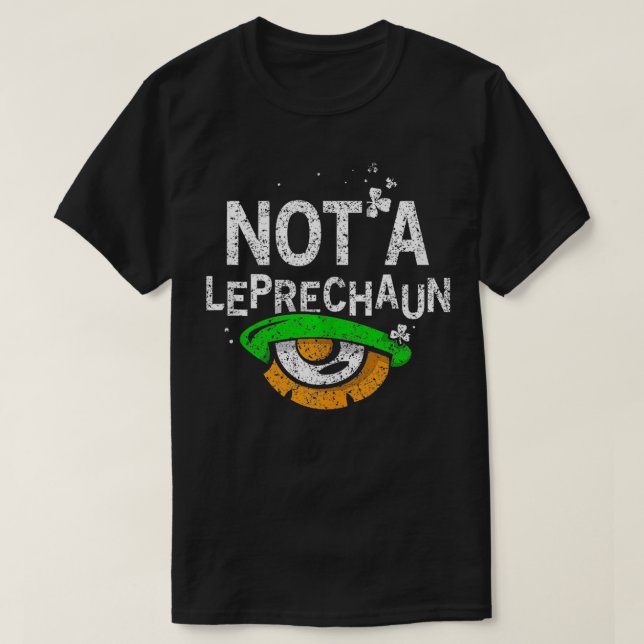 T-shirt Pas Un Shamrock Irish St Patricks Day Irlande (Design devant)