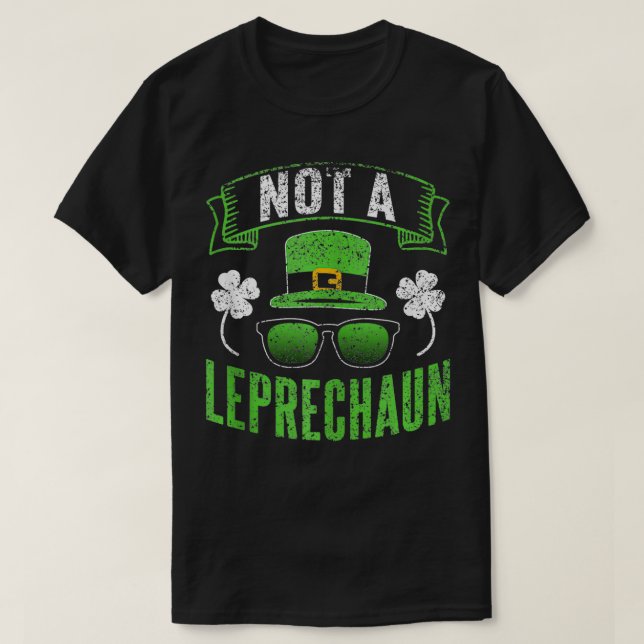 T-shirt Pas Un Shamrock Irlandais Jour de la Saint Patrick (Design devant)