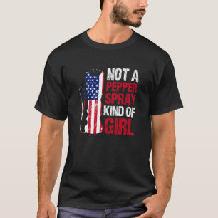T-shirt Pas Un Spray De Poivre Type De Fille Pour American