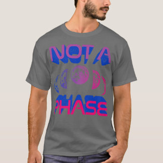 T-shirt Pas Une Phase Bi Moon Cycle Sorcière Lunaire Biseu