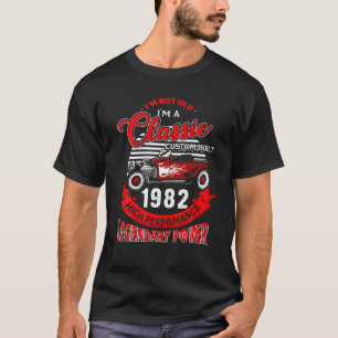 T-shirt Pas Vieux Je Suis Classique 1982 40E Cadeau Annive