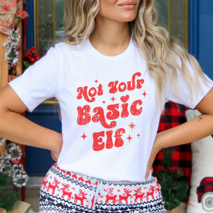 T-shirt Pas Votre Noël Elf De Base