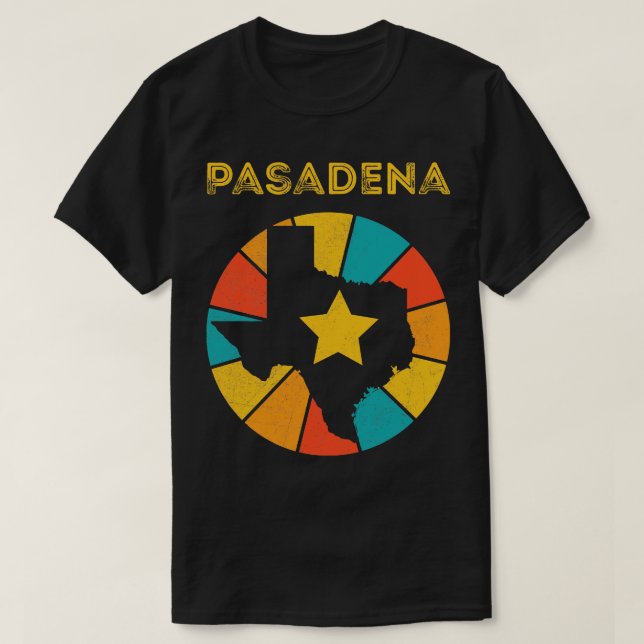 T-shirt Pasadena Texas Souvenir Vintage (Design devant)