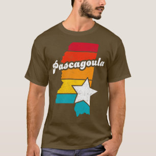 T-shirt Pascagoula Mississippi Souvenir Vintage en détress
