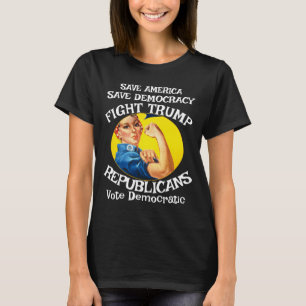 T-shirt PasDeTrump Fête d'anniversaire de la fille du Part