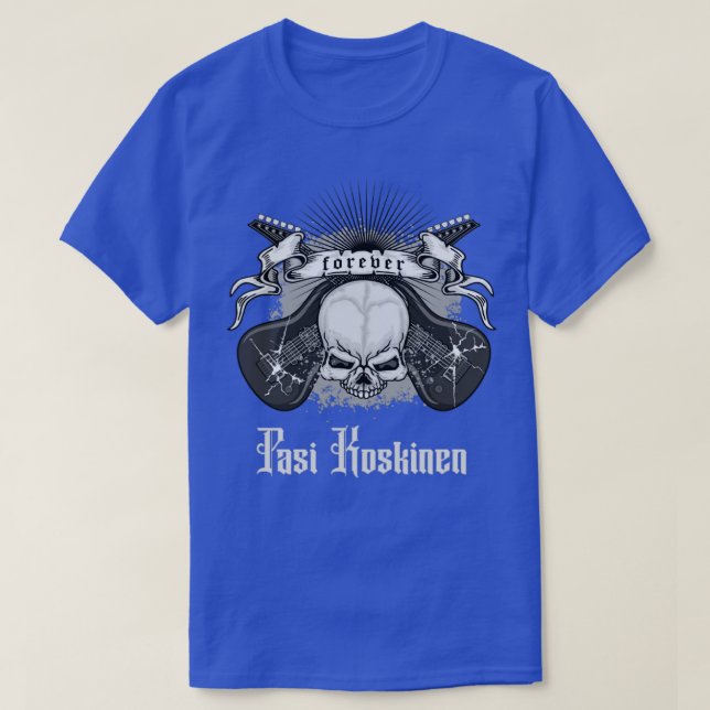 T-shirt pasi koskinen guitare pour toujours (Design devant)