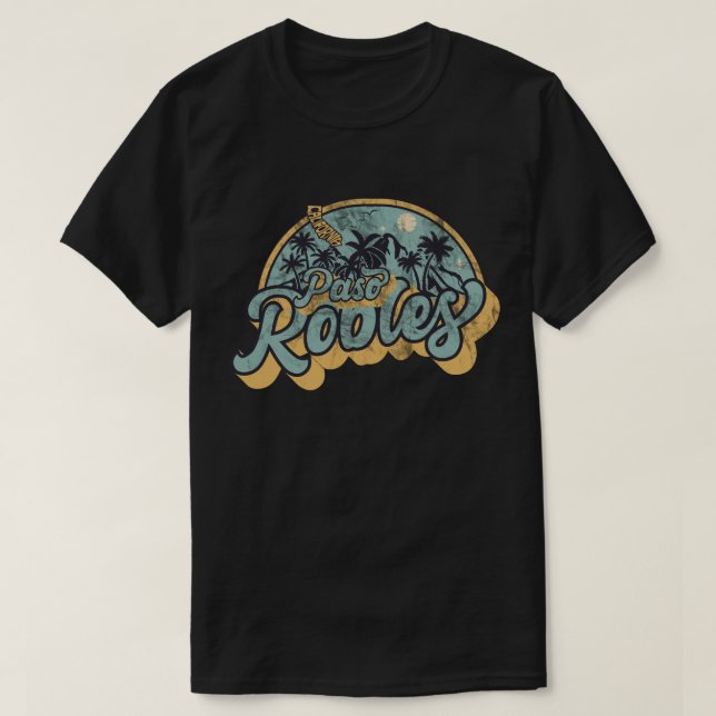 T-shirt Paso Robles, Californie (Design devant)