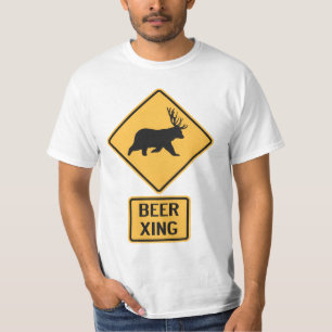 T-shirt Passage de la bière de cerf d'ours