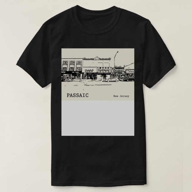 T-shirt Passaic New Jersey 2 (Design devant)