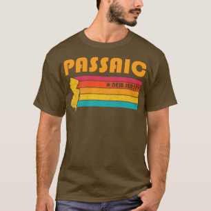 T-shirt Passaic New Jersey Vintage Souvenir désorganisé