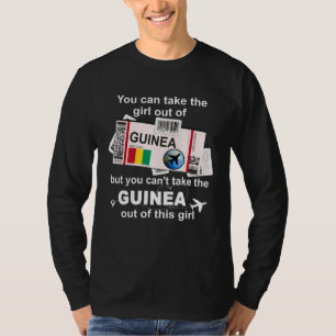 T-shirt Passe d'embarquement de Guinée  Fille de Guinée  G