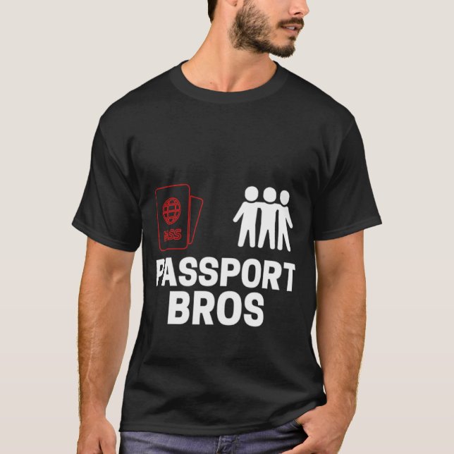 T-shirt Passeport Bros Pass (Devant)