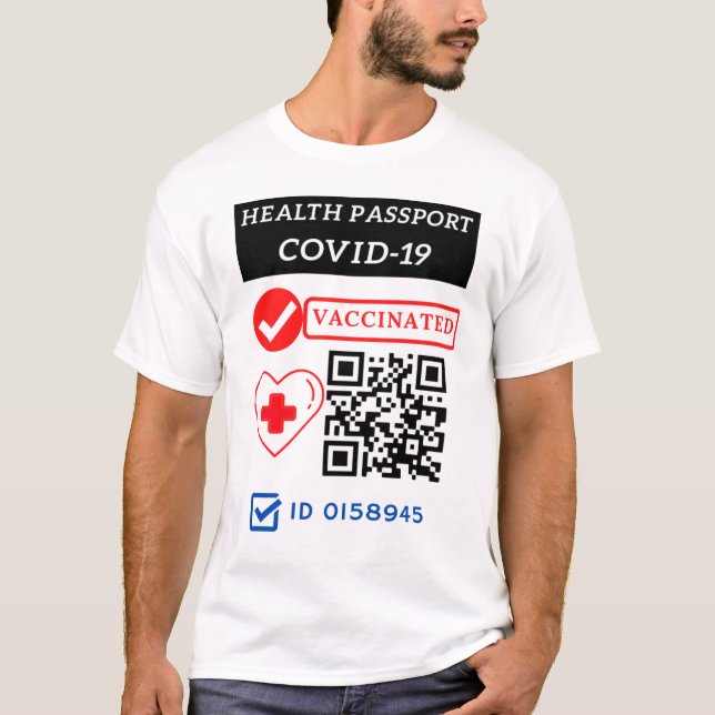 T-shirt passeport santé (Devant)