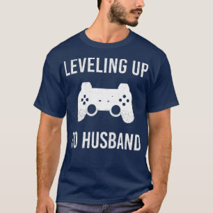 T-shirt Passer au niveau supérieur pour devenir mari (29) 
