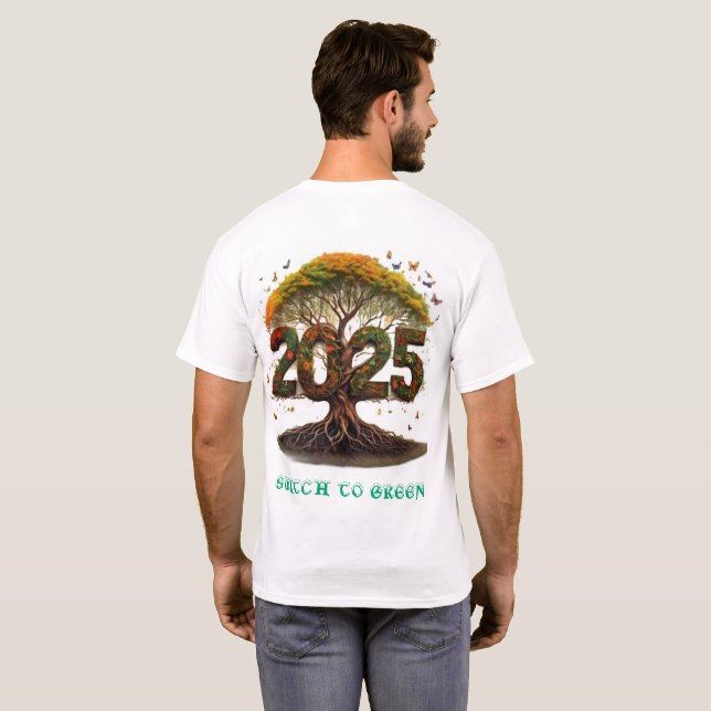 T-SHIRT PASSER AU VERT (Dos entier)
