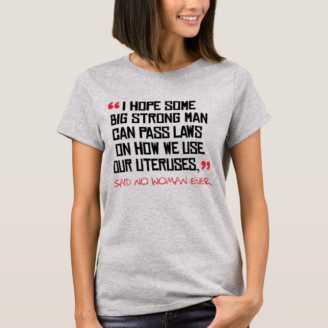 T-SHIRT PASSER DES LOIS SUR LA MANIÈRE DONT NOUS POUVONS U (Devant)