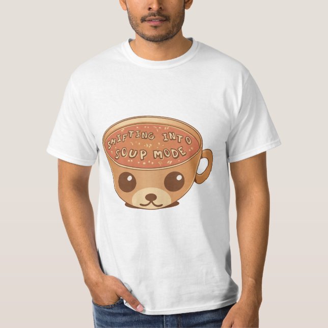 T-SHIRT PASSER EN MODE SOUPE (Devant)