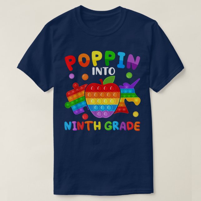 T-shirt Passez À L'Équipe Neuvième Année Retour À L'École  (Design devant)
