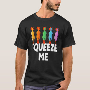 T-shirt Passez-moi en caoutchouc poulet en caoutchouc