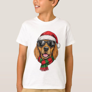 T-shirt Passez un Noël Canin Merveilleux
