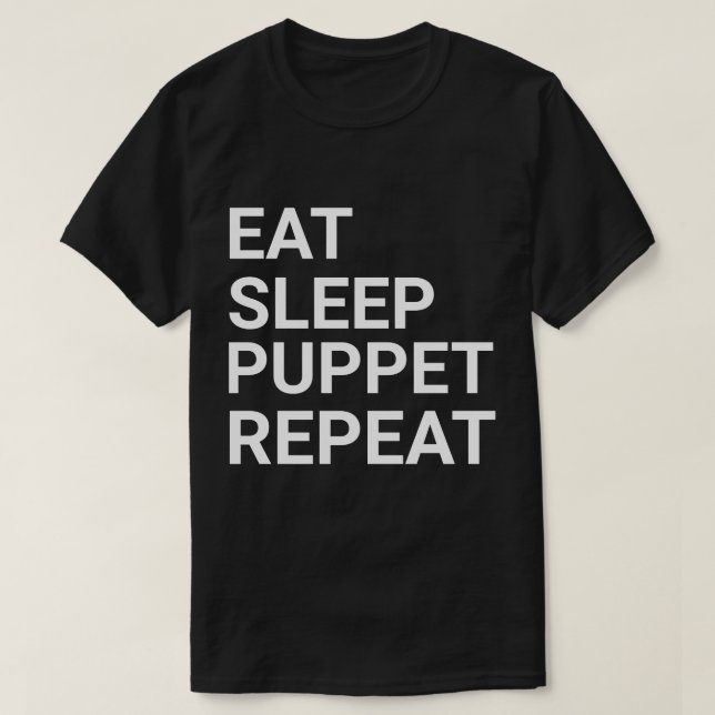 T-shirt Passion de marionnettes (Design devant)