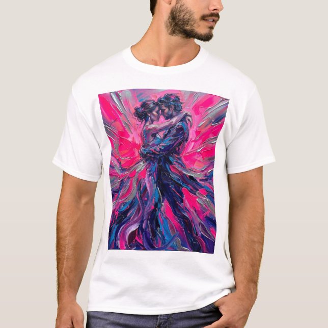 T-shirt Passionate Embrace – Dance of Devotion (Devant)