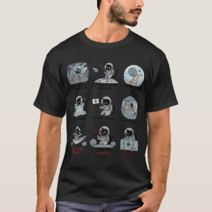T-shirt Passionné de pêche, Le lancer de l'angeur