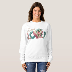 T-Shirt-Pastel Book Lover Design Sweatshirt
