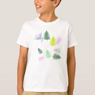 T-shirt Pastel Colors Lucky Fern
